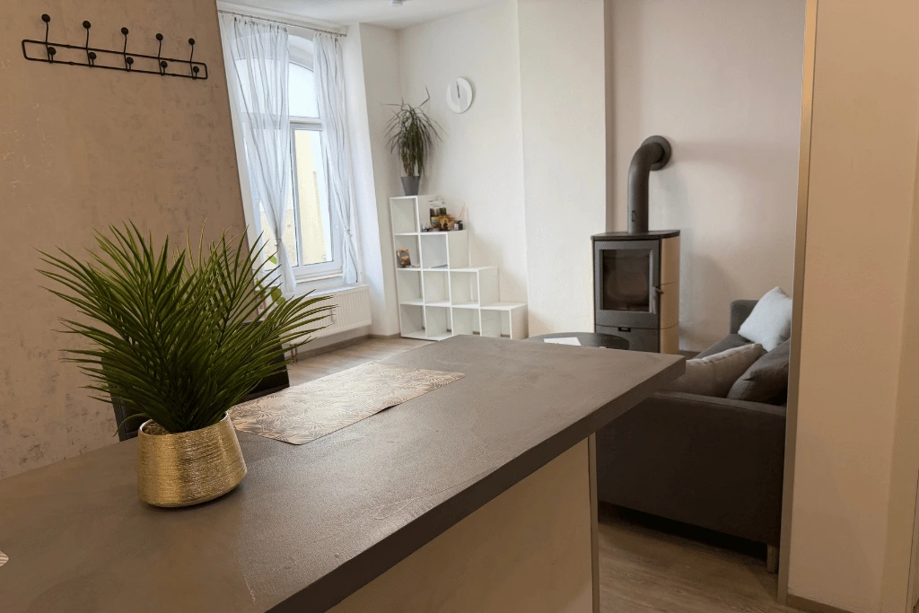 Ferienwohnung Plauen Top 2 Wohnzimmer 1